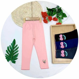 Quần legging cotton len cho bé gái
