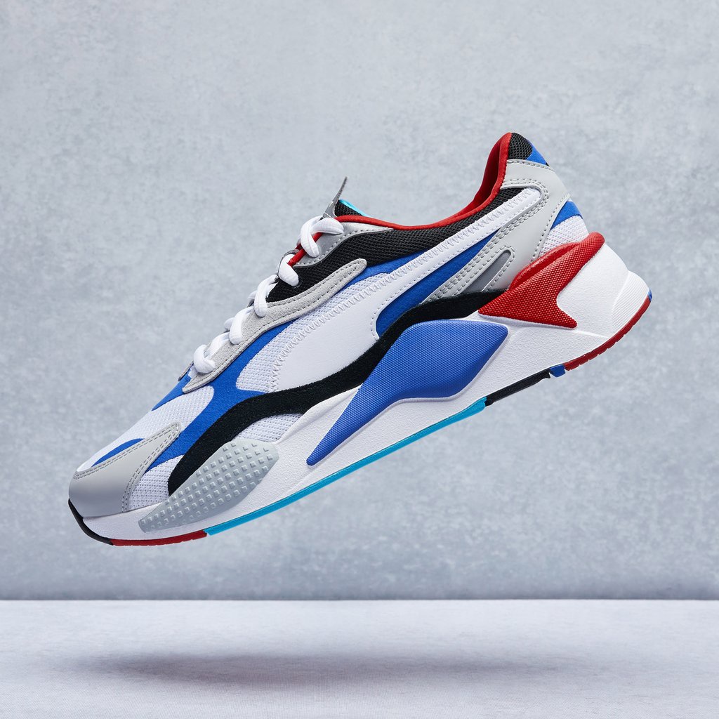 Giày Puma RS-X3 Multicolor Chính HãngGiày Thể Thao Puma RSX White Blue Red [37157005 - 371570 04] Simple Sneaker