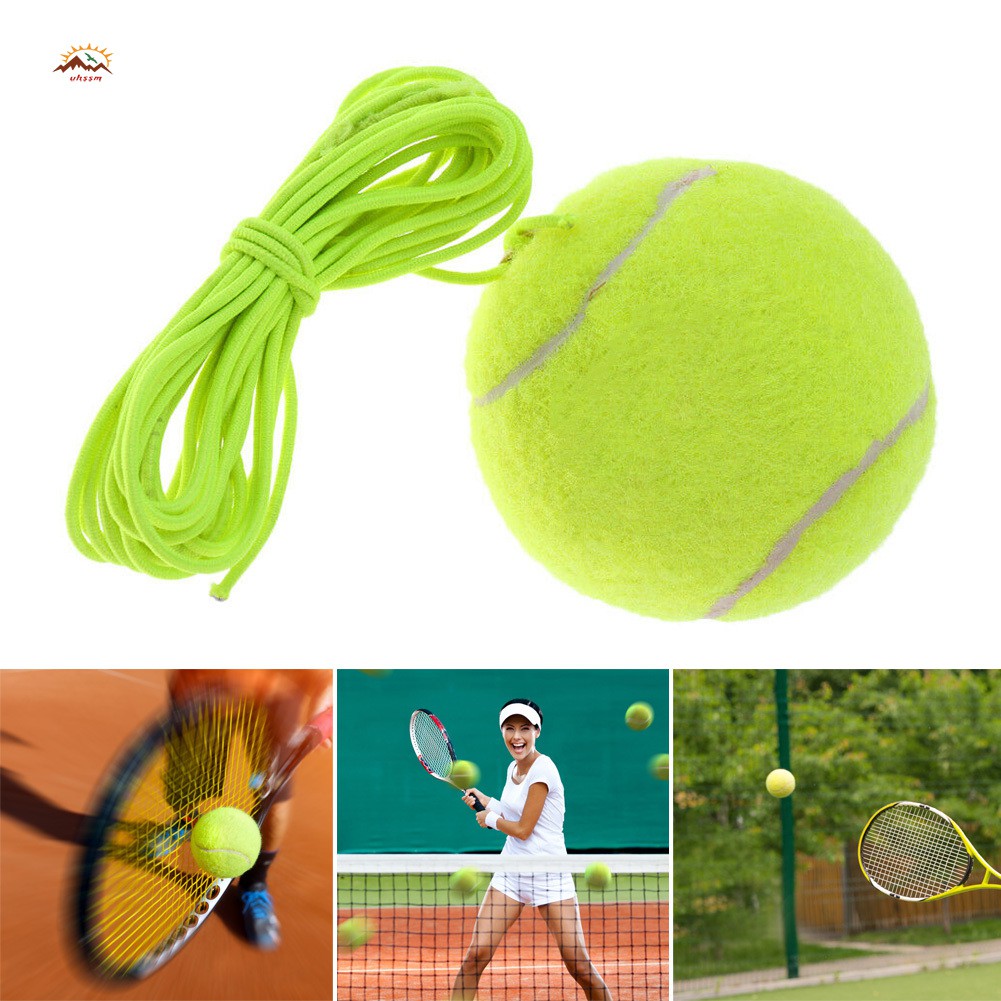 Bóng tennis kèm dây đàn hồi tự luyện tập chơi tennis