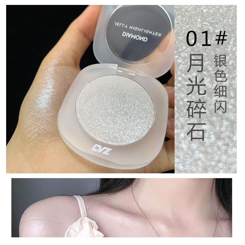 Phấn Highlight CVZ, Làm Sáng Khuôn Mặt, Tạo Đường Nét Ba Chiều, Khoai Tây Nghiền, Long Lanh Tự Nhiên