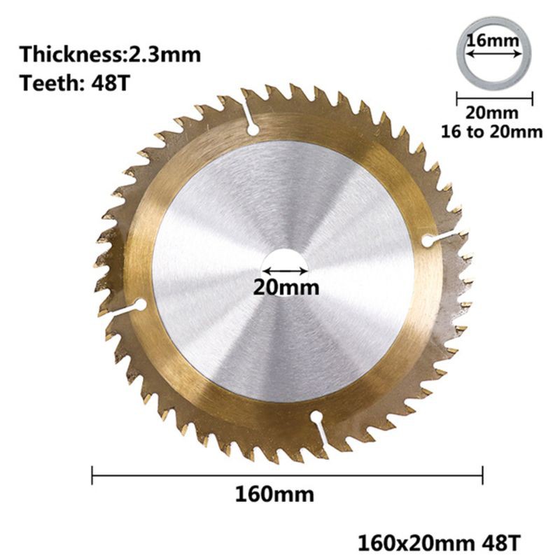 Lưỡi Cưa Gỗ 24 / 40 / 48 / 80t 160 / 165 / 185mm