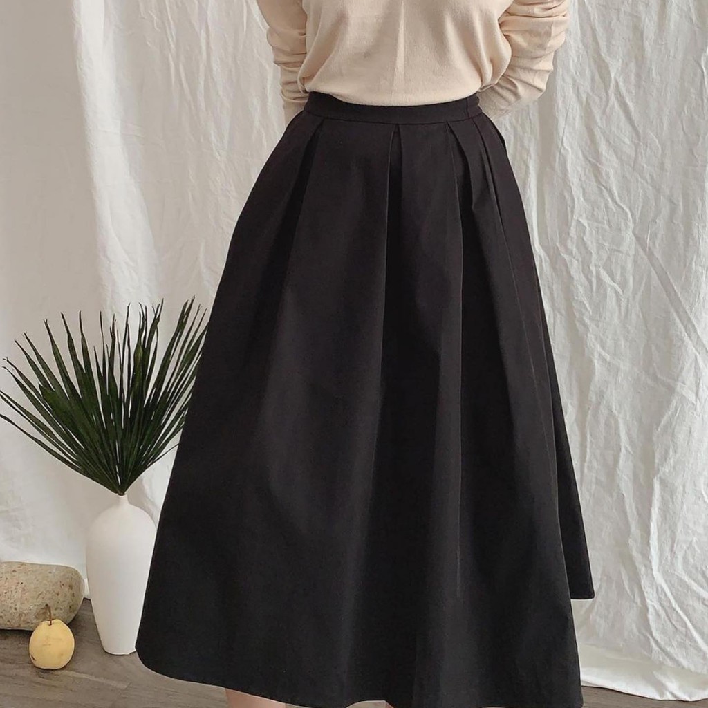 Chân váy Dài Nữ Latte Fleat Midaxi Skirt | Lana Official | BigBuy360 - bigbuy360.vn