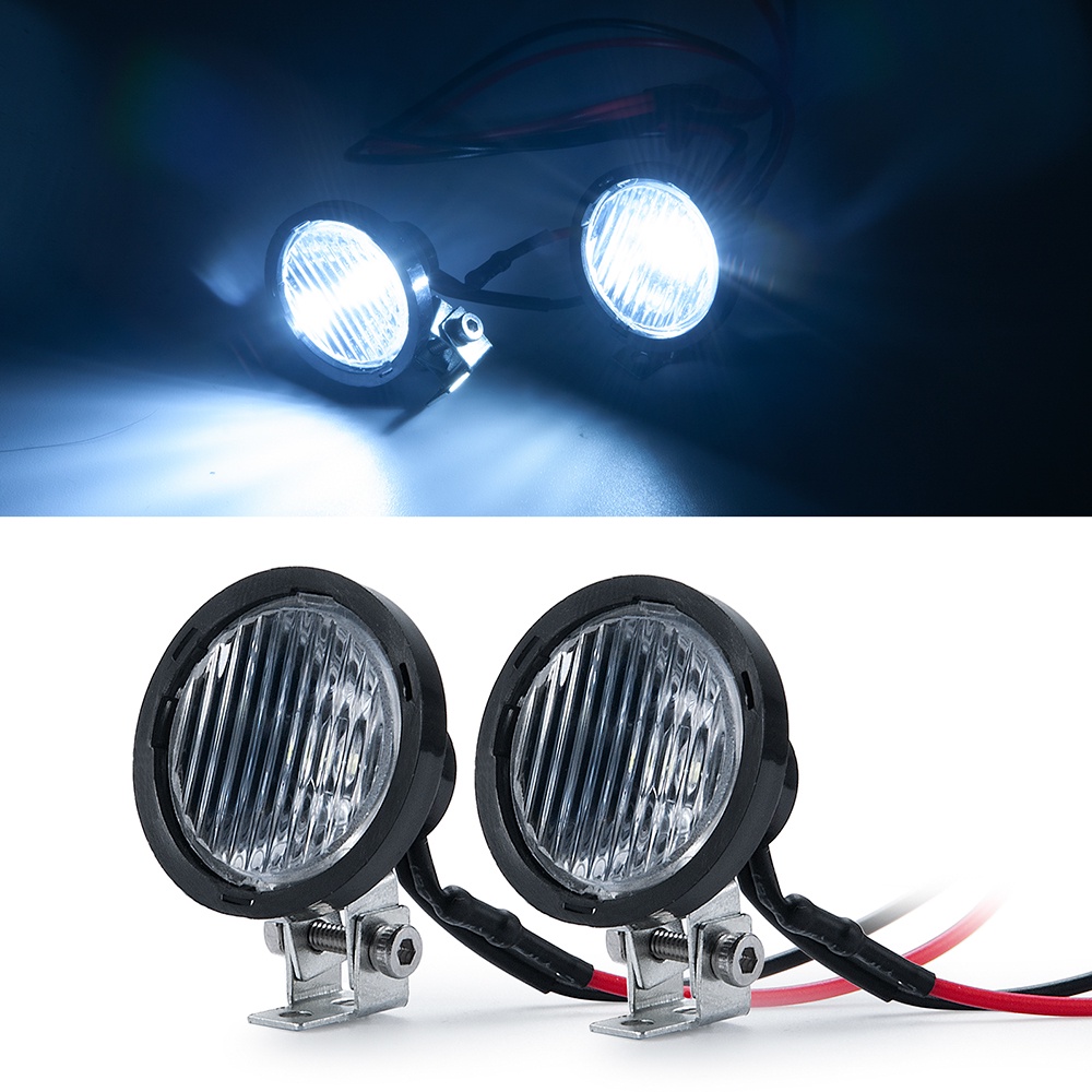 Đèn Pha LED DC 5-7.4V Cho 1/10 RC Crawler Traxxas TRX4 TRX6 Axial Redcat RR10 MST