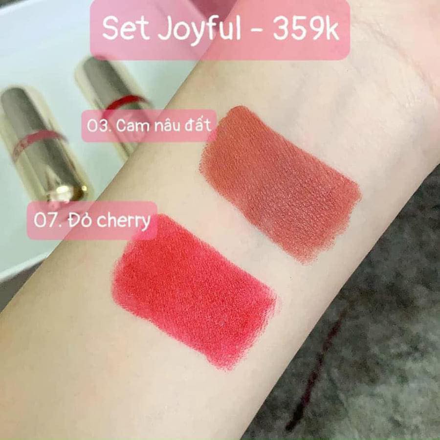 Son Môi Mini - Set 2 Thỏi - MOI Cosmetics Hồ Ngọc Hà - Golden Gift | BigBuy360 - bigbuy360.vn