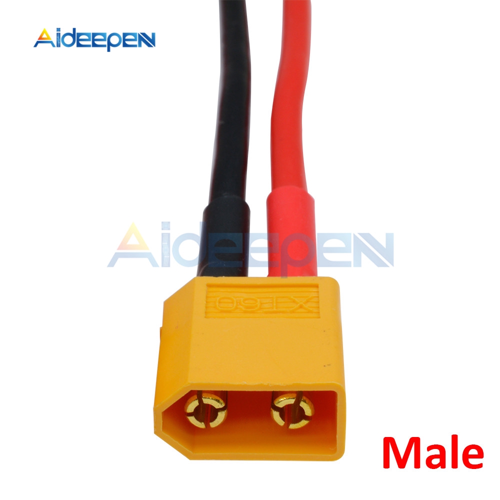 XT60 Connector Male Female W/Housing 10CM Silicon Wire 14AWG XT-60 Plug | BigBuy360 - bigbuy360.vn