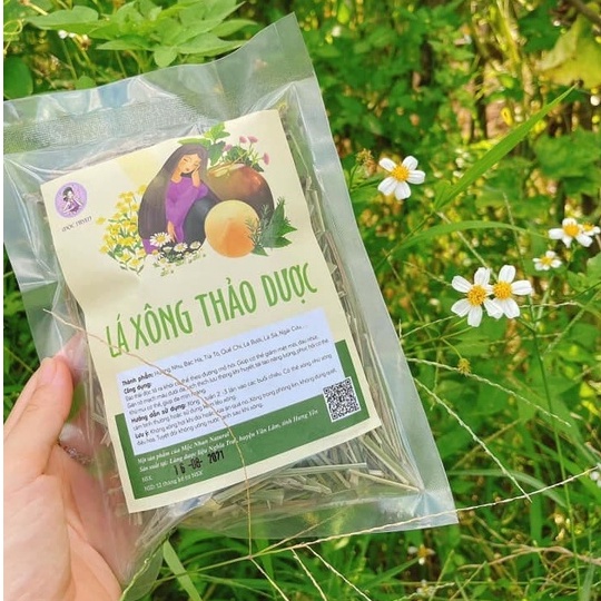 Lá xông thảo dược, lưu thông khí huyết, tăng sức đề kháng, Mộc Nhan Mộc Nhan Natural