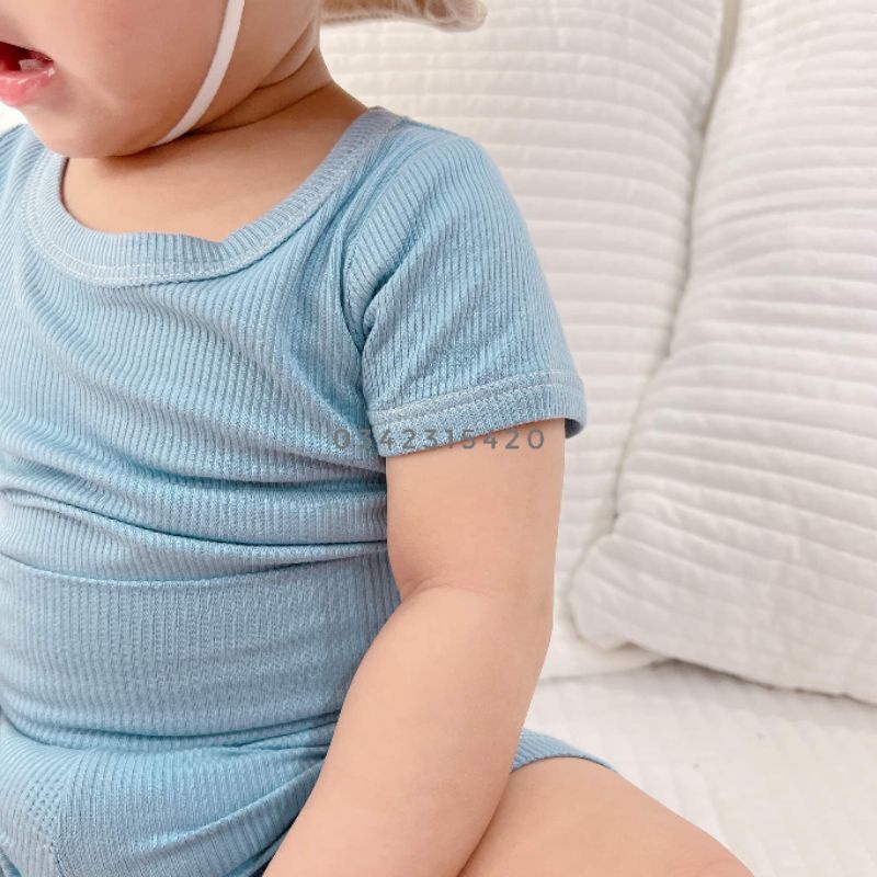 [PEEKABOO] Bộ Cộc Thun Tăm Quảng Châu Cao Cấp