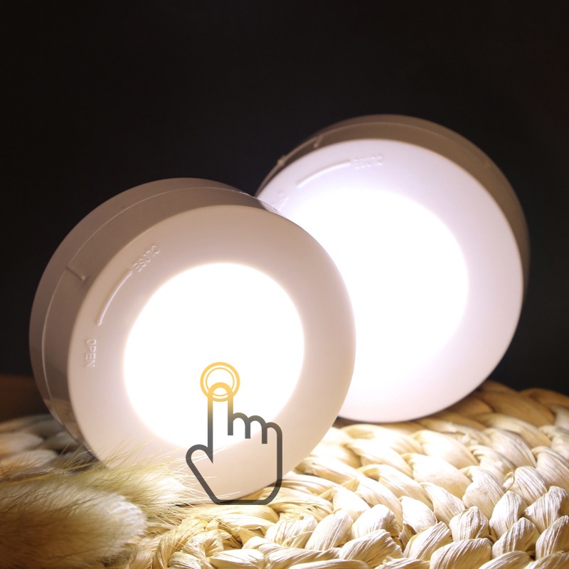 Đèn LED dán tường tự dính kích thước 5.8*3.3cm trang trí phòng khách/phòng ngủ cho bé