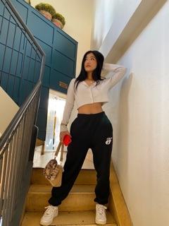 QUẦN RIBBON SCRIPT SWEATPANTS