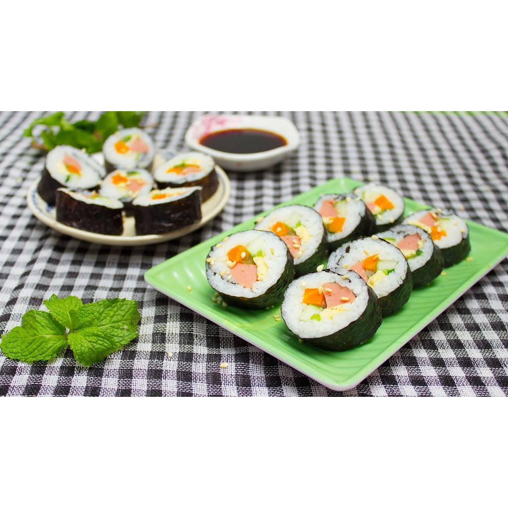 RONG BIỂN CUỘN CƠM SUSHI 10 LÁ HÀN QUỐC ( Chuẩn Hàn, Chuận Vị )