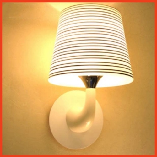 Đèn tường trang trí phòng ngủ /Phòng khách /cầu thang (Chao thủy tinh /Tặng kèm bóng tròn led 3W) W6407_1
