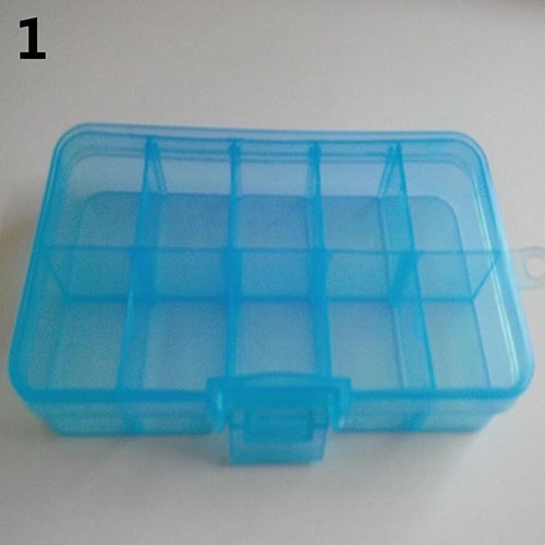 Hộp nhựa đựng thuốc 10 ô đa chức năng thuận tiện