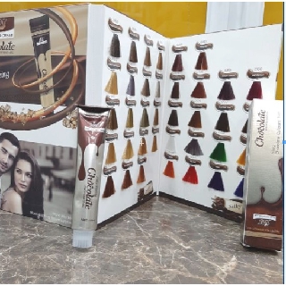 Thuốc nhuộm thơm siêu mềm, nhuộm được tóc bạc 123 Chocolate Silky 100ml