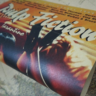 Poster hình pulp fiction phong cách retro đẹp mắt