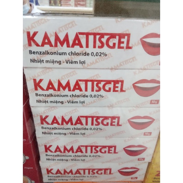 Kem bôi nhiệt miệng thảo dược Kamatsgel