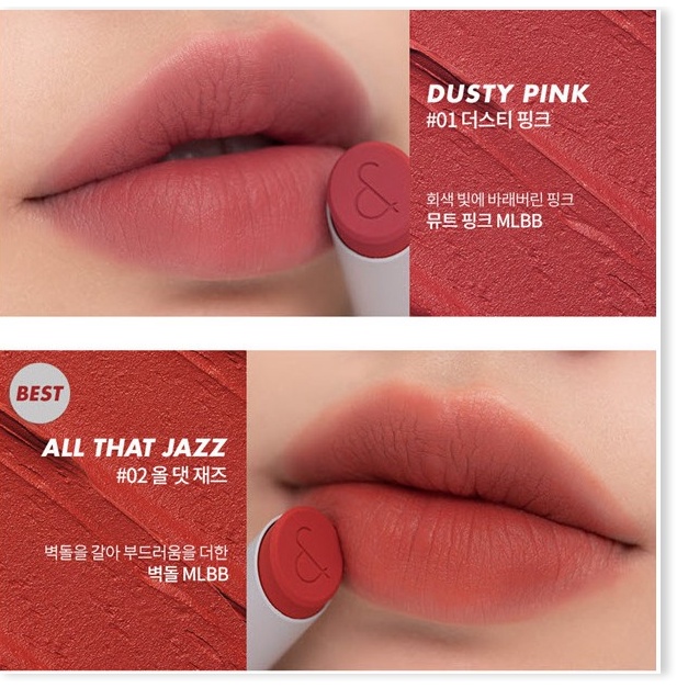 [Mã giảm giá shop] Son Romand Zero Gram Matte Lipstick & Zero Gram Romand Sunset Edition Limited