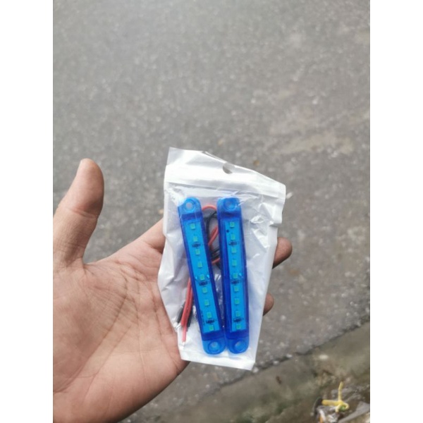 01 Cặp đèn LED ngón tay 12-24V dùng chung, đèn sườn xe, đèn Led trang trí thùng xe tải.