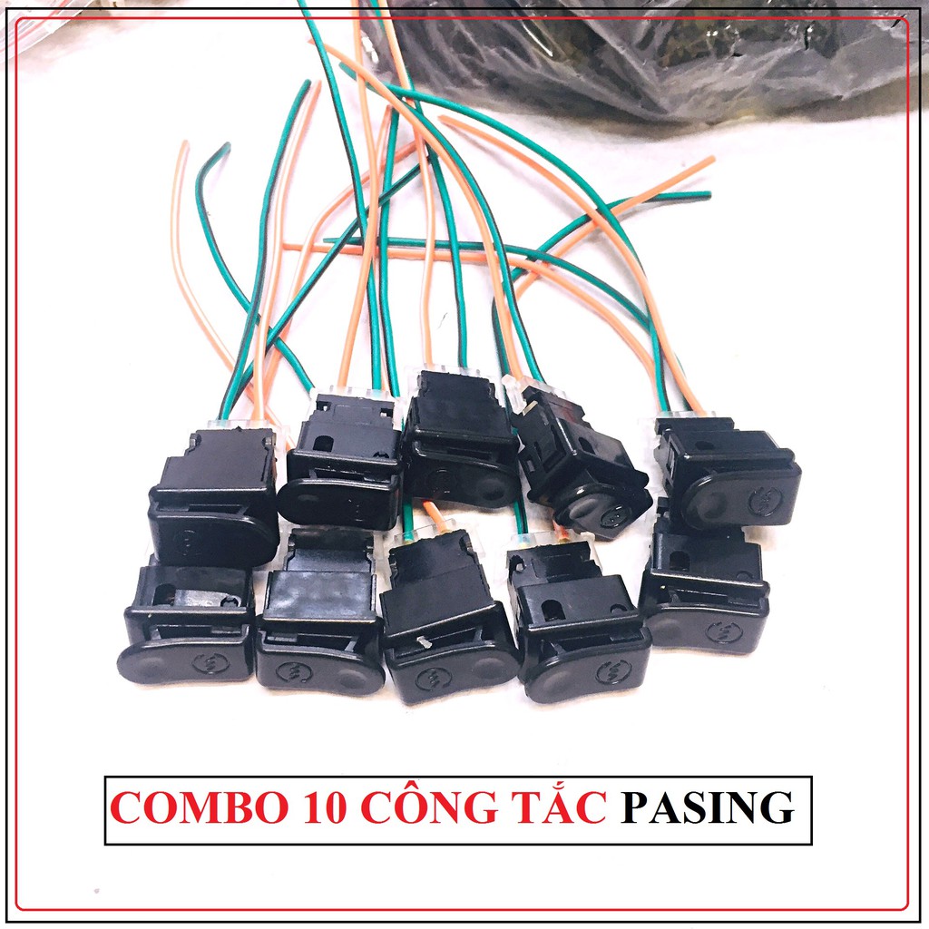 [ Giá Đại Lý ] Combo 10 công tắc pasing k1 Giá Tốt