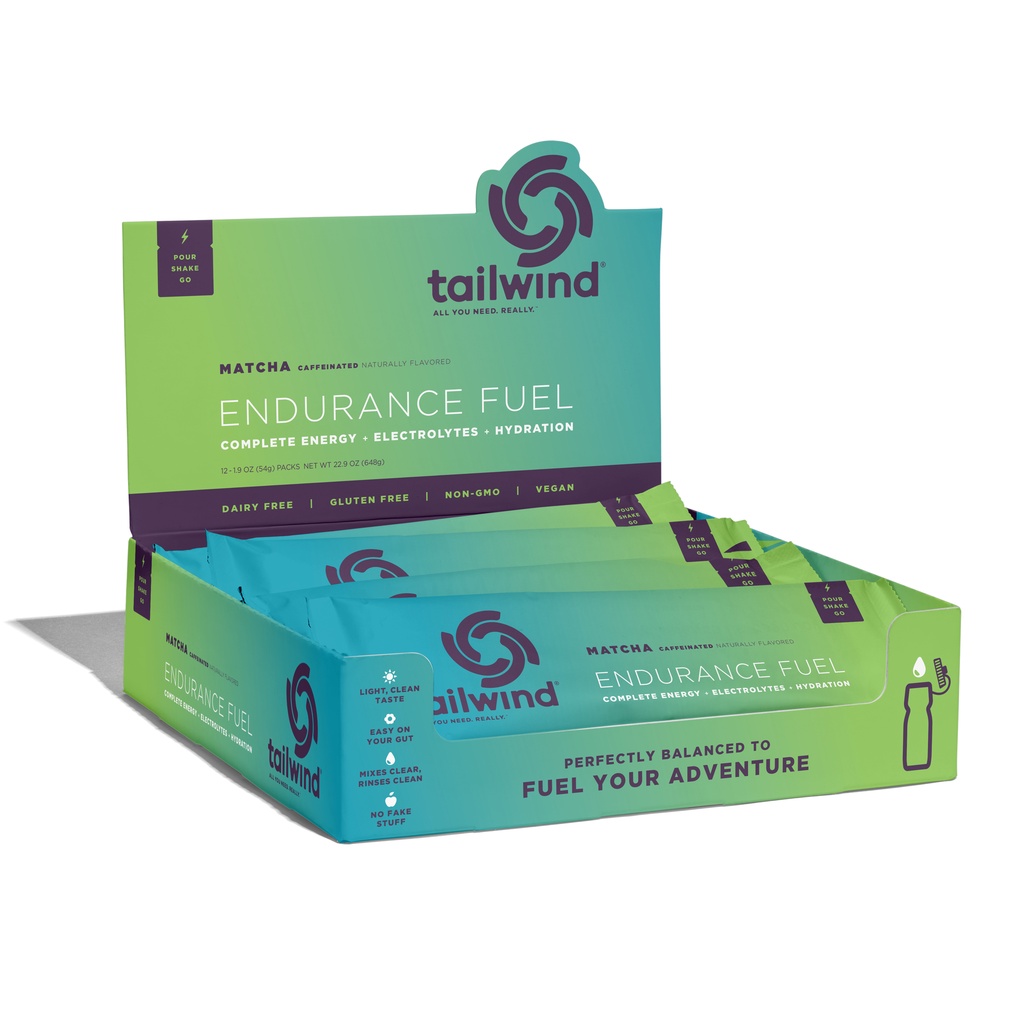 Bột năng lượng Tailwind Endurance Fuel Matcha Cafeinated gói 61g