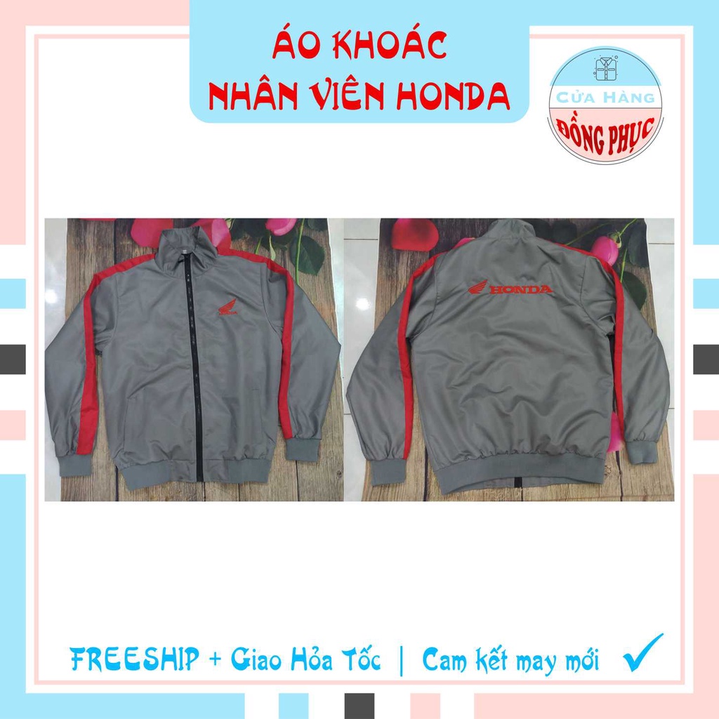 ÁO KHOÁC NHÂN VIÊN BÁN HÀNG HONDA NAM, ÁO KHOÁC HONDA, MẪU ĐÚNG CHUẨN CỦA HEAD, giá sỉ