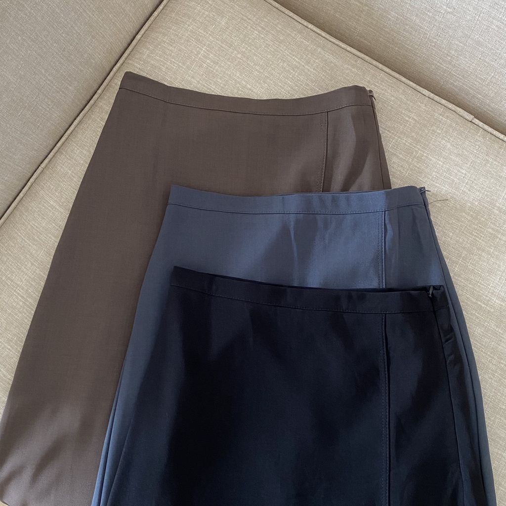 Chân váy dáng dài xẻ lệch _ CV0043