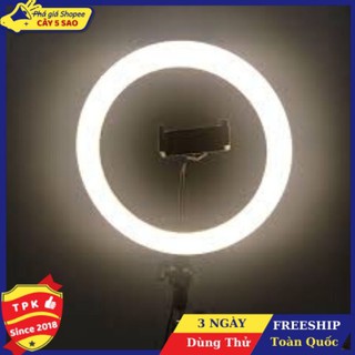 Đèn livestream 20cm .hỗ trợ ánh sáng chụp ảnh, make up trang điểm. 3 chế độ sáng