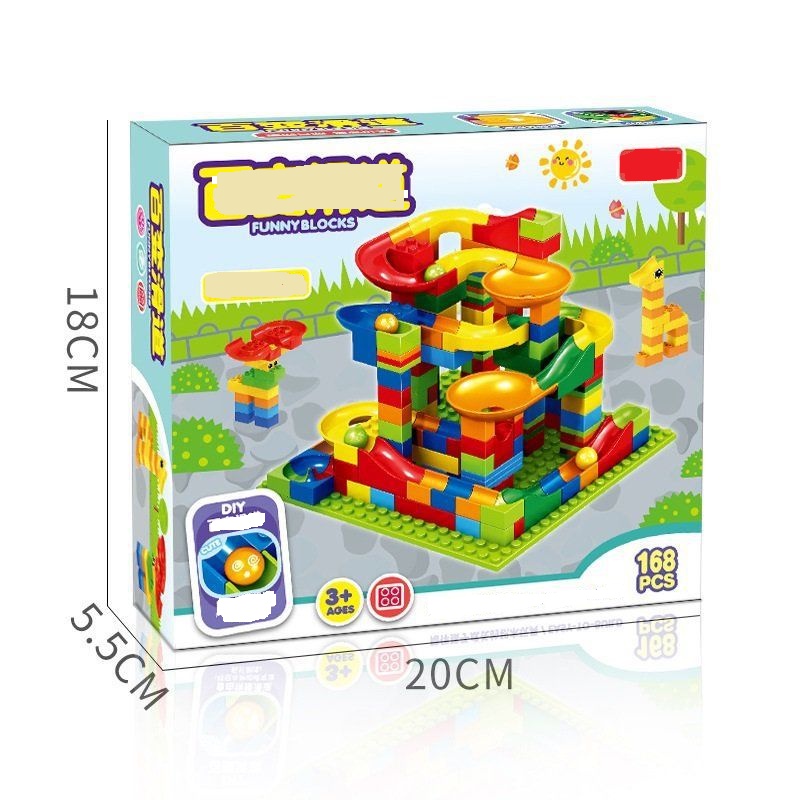 Bộ Xếp Hình Lego Cầu Trượt Thả Bi 168 Chi Tiết cao cấp dành cho bé yêu