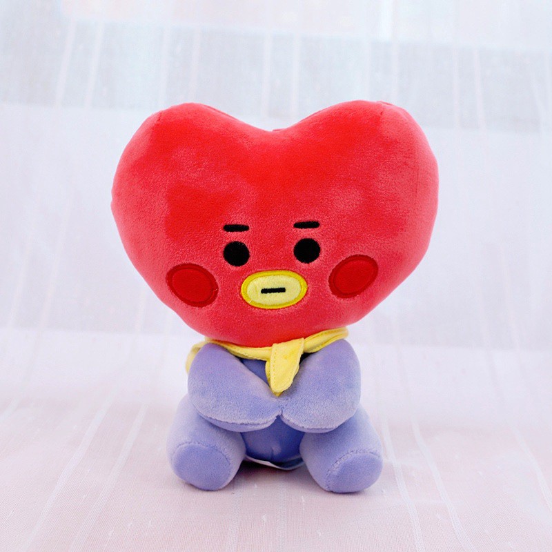 BTS BT21 Ba Lô Nhồi Bông Hình Các Nhân Vật Bt21 Kích Thước 20cm