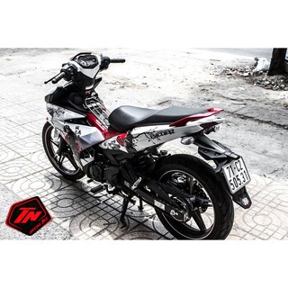 Tem Trùm Exciter 150 Samurai trắng đỏ