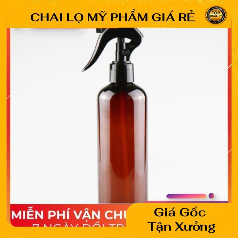 Chai Xịt Phun Sương ❤ RẺ VÔ ĐỊCH ❤ Chai nhựa pet xịt Vòi Súng 250ml rỗng chiết mỹ phẩm , phụ kiện du lịch