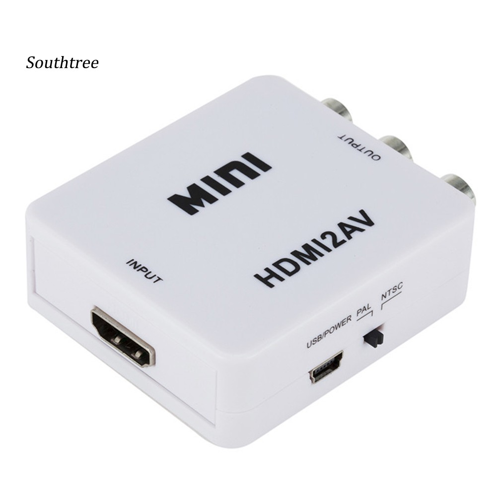 Bộ Chuyển Đổi Âm Thanh Mini Full Hd 1080p Hdmi Sang Av Rca