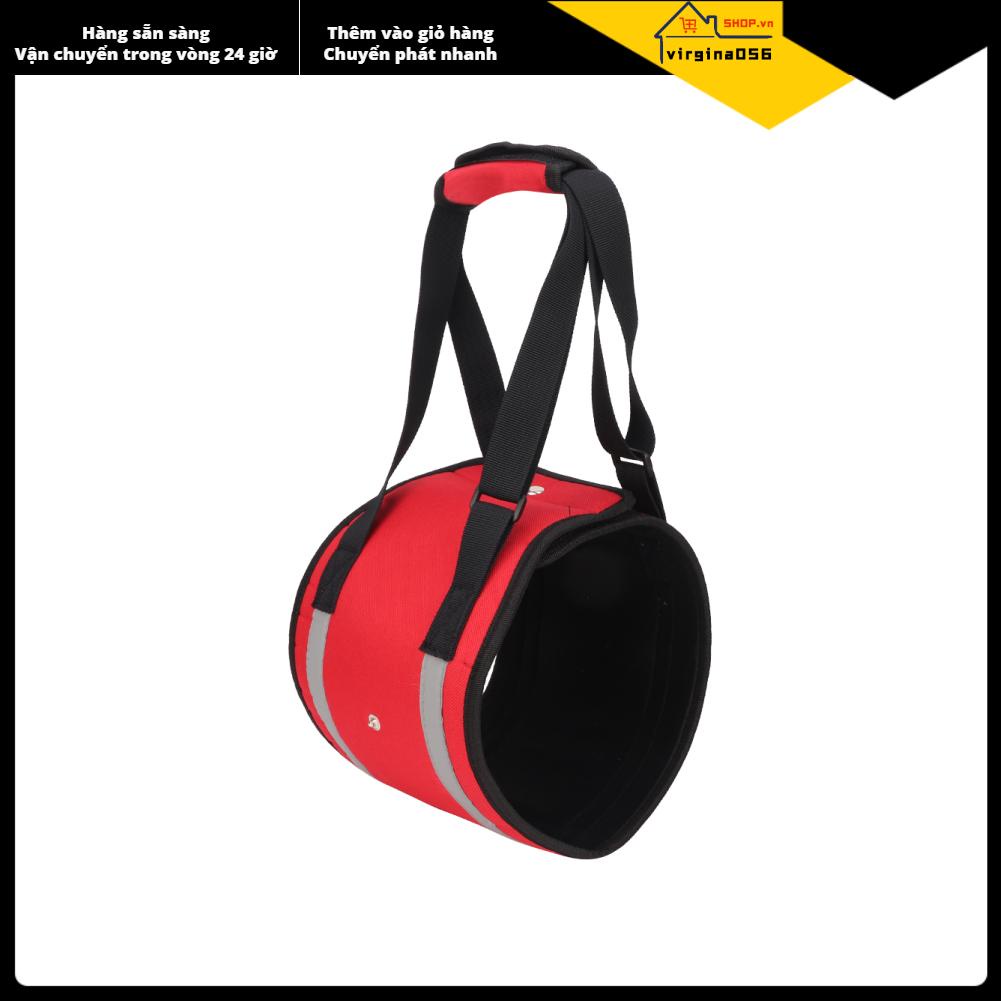 Virgina056 Red Walking Auxiliary Belt Old Age Dog Disabled Pet Protection Traction