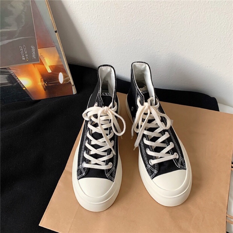 GIÀY CAO CỔ BẢN ĐẾ FORM ĐỨNG TÔN DÁNG, đế 3cm