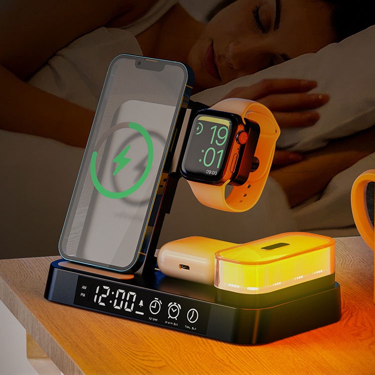 Đế sạc không dây đa năng 30W kiêm đèn ngủ A37