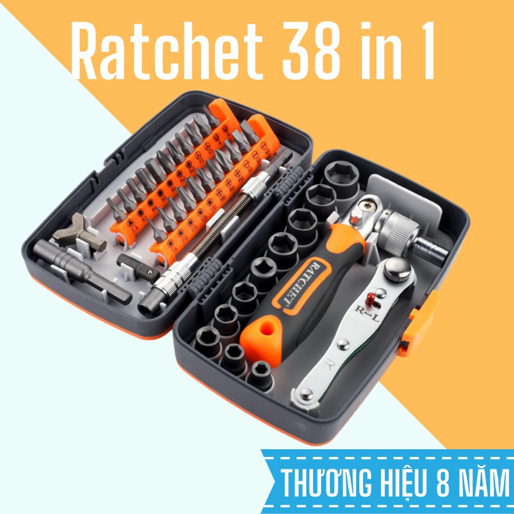 Bộ tool đa năng Ratchet 38 in 1