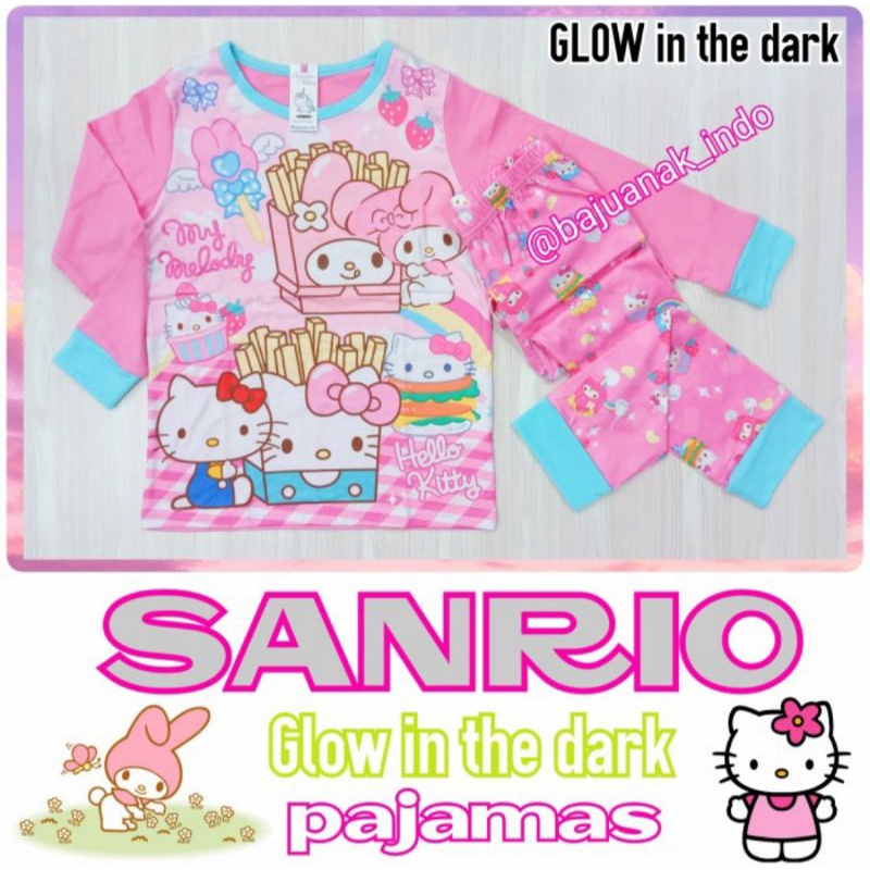 Áo Ngủ Hello Kitty Sanrio My Melody Cho Bé Gái