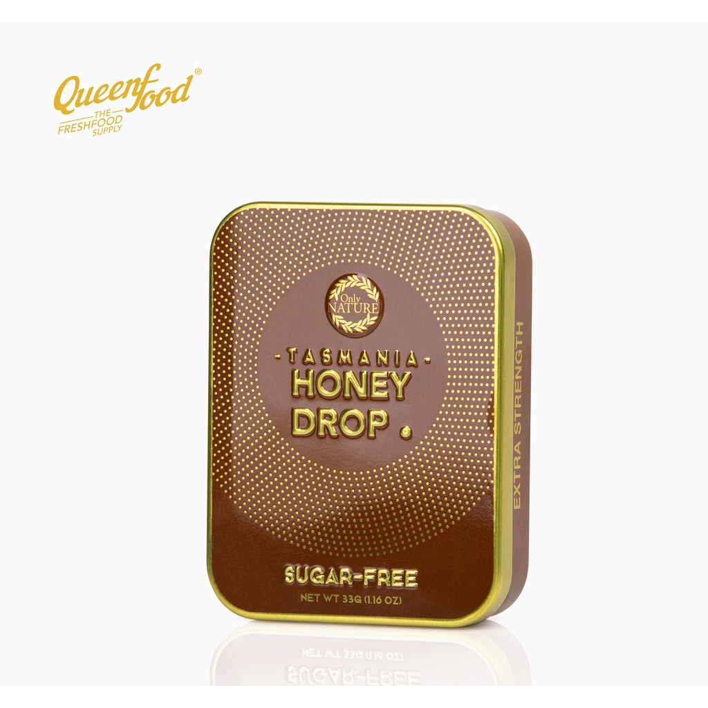 Kẹo Sả Nhân Mật Ong Không Đường Only Nature - Honey Drop Leatherwood Sugar Free 33gr/hộp thiết