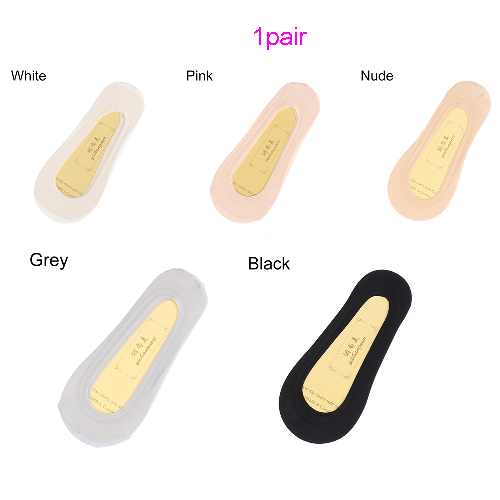 Vớ Cotton Cổ Thấp Siêu Mỏng Thấm Hút Mồ Hôi Chống Trượt Nhiều Màu Sắc