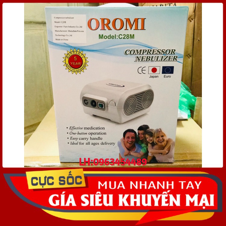 Máy xông khí dung OROMI C28M dùng cho cả gia đình