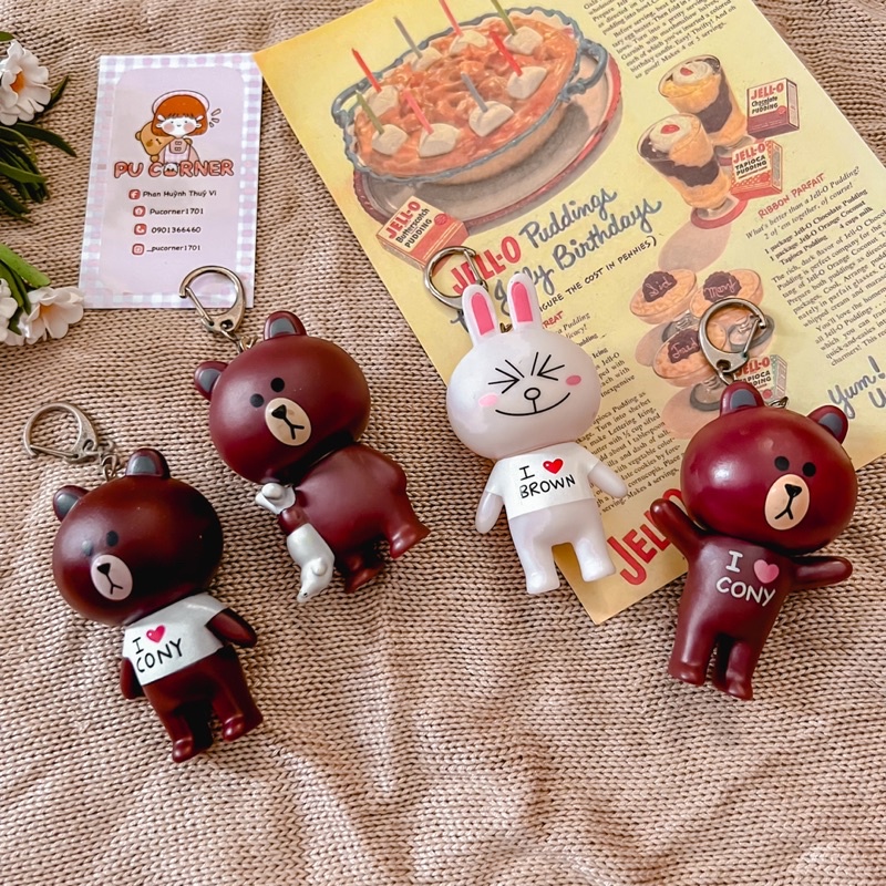 Xả kho móc khoá cute linefriend - kakao lỗi bay màu ở khoen móc như ảnh