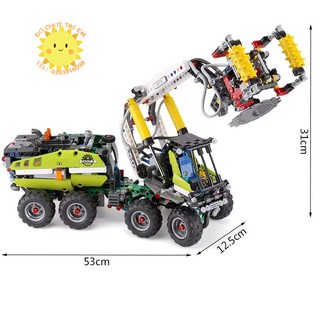 Đồ chơi Lắp ghép Mô hình  Xe Cẩu Cắt Cây Trong Rừng Sâu 20083 Forest Harvester