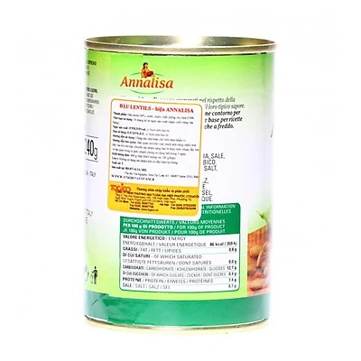 Đậu Lăng Đóng Hộp Annalisa 400g