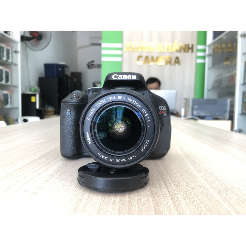 Máy ảnh Canon 600D (kiss x5 ) và lens 18 55IS F3.5-5.6 | BigBuy360 - bigbuy360.vn