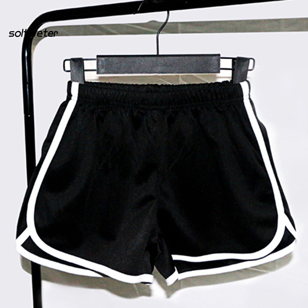 Quần Short Lưng Cao Co Giãn Mềm Mại Dùng Tập Yoga / Đi Biển