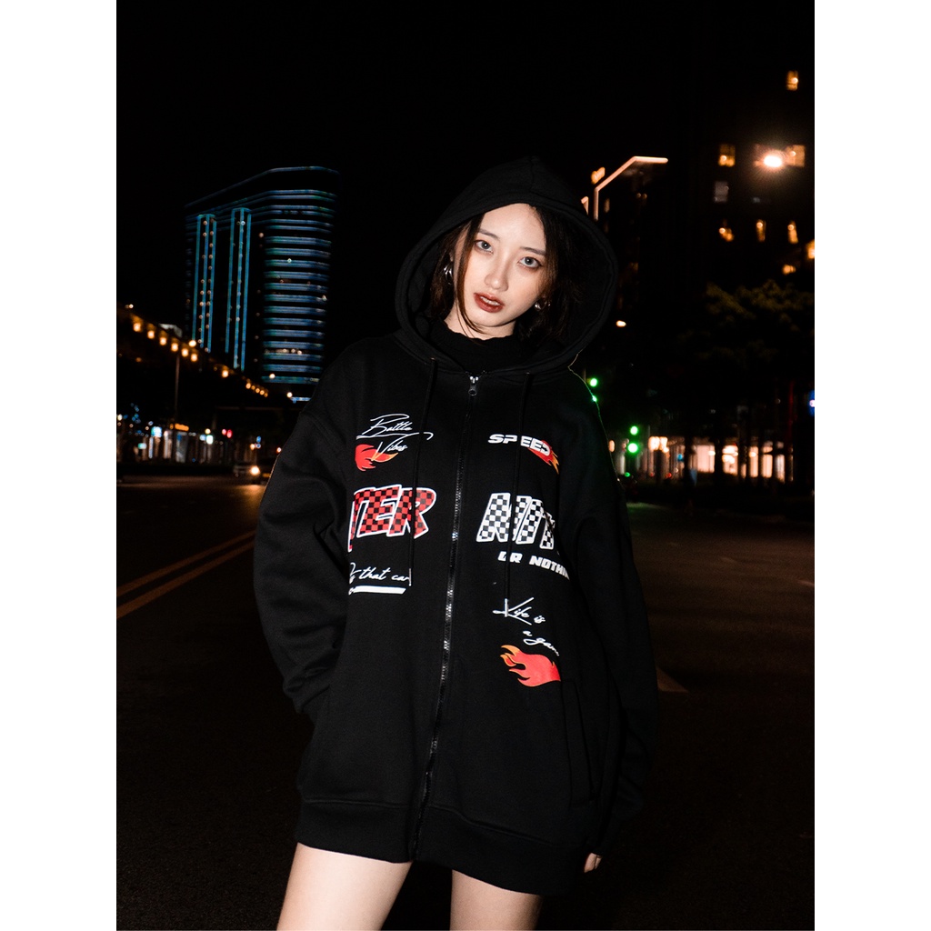 Áo Khoác HOODIE ZIP SPEED UNISEX EY