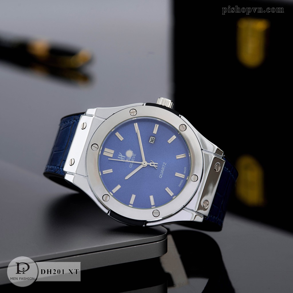 Đồng hồ nam Hublot - máy pin kim thể thao, tặng vòng bảo hành 12 tháng DH201 | BigBuy360 - bigbuy360.vn
