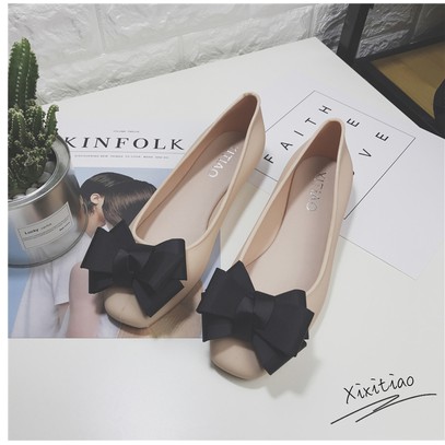 (ORDER) Giày búp bê nhưa đi mưa gắn nơ xinh tiện lợi cho chị em | BigBuy360 - bigbuy360.vn