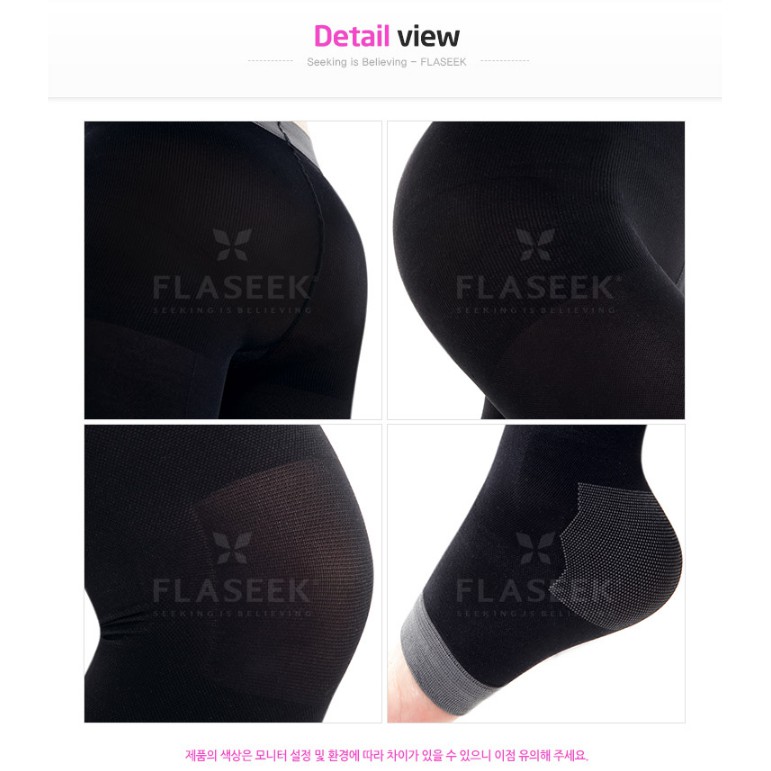 MS75  Quần Legging định hình Flaseek Leggings Seamless BLACK