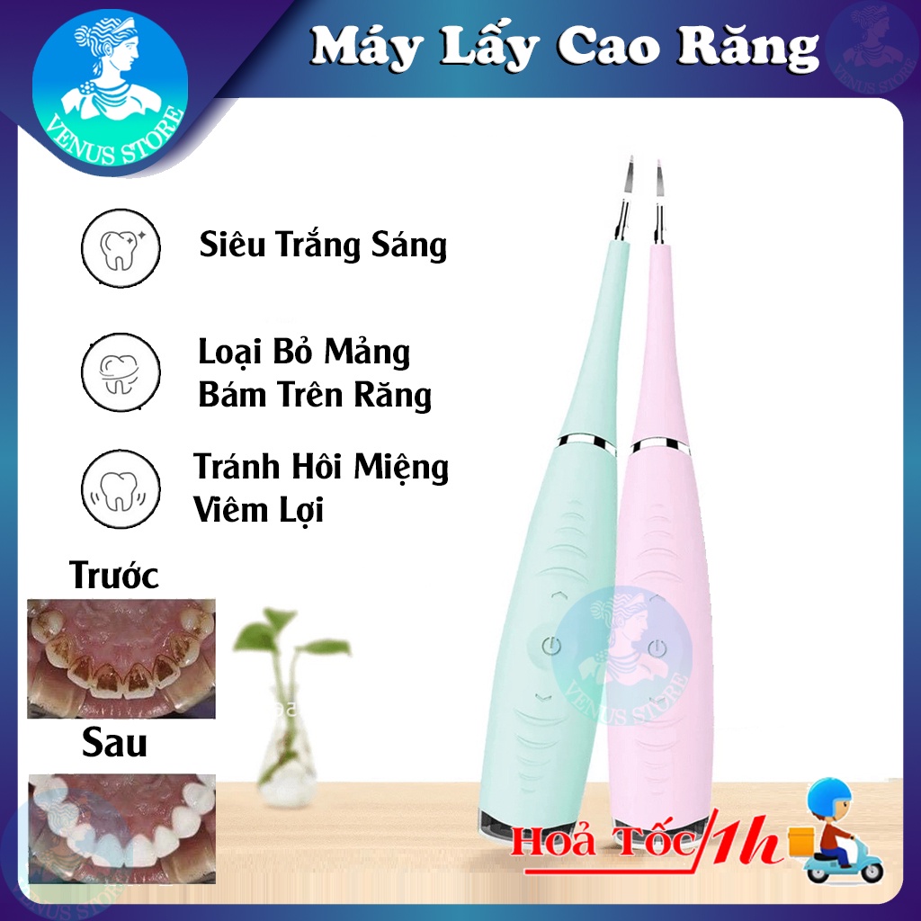 Làm Trắng Răng Tại Nhà - Dụng Cụ Lấy Cao Răng Cầm Tay- Máy Lấy Cao Răng Tại Nhà Cao Cấp