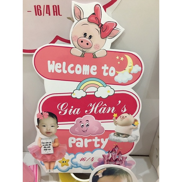 Cây welcome sinh nhật